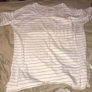 Black & White Striped Boyfriend Tee